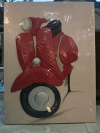 Картина из кожи СО3 60*80