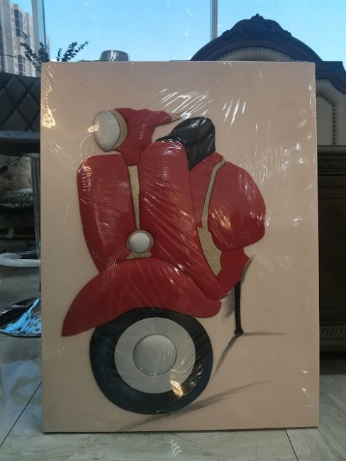 Картина из кожи СО3 60*80