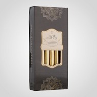 Набор из 12 золотистых свечей "Taper candles" 6690-1зол