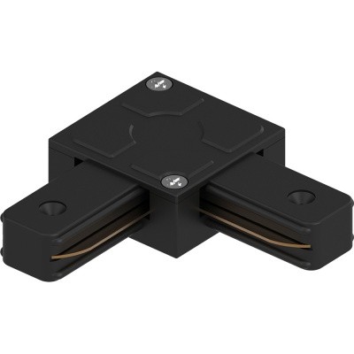 Коннектор LD1007 для шинопровода CAB1005, черный угловой 41737