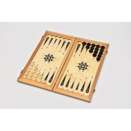 Игра нарды+шашки "Медведь", 40*20*4см, дерево 1045/12