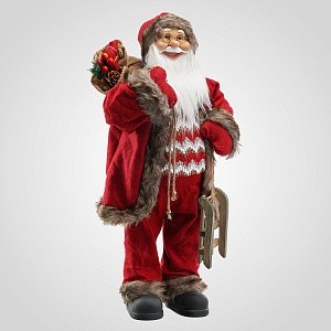 Дед Мороз в красном костюме 60 см LC193324