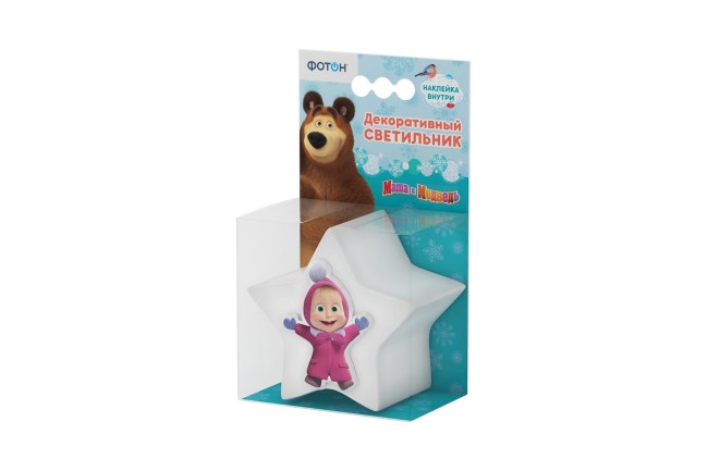 Декоративный светильник Союзмультфильм ФОТОН DLM-65 "Маша и Медведь" "Звёздочка"