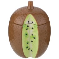 ЕМКОСТЬ ДЛЯ СЫПУЧИХ ПРОДУКТОВ "КИВИ" 11*11 СМ. ВЫСОТА=14.5 СМ. 550 МЛ 782-196