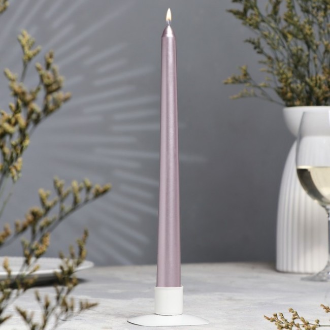 Свеча античная, 2,3*25см, розовое золото 4820528