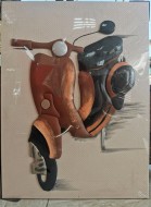 Картина из кожи СО2 60*80