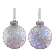 Украшение новогоднее "Шар", 7,5*7,5*7,5см 761702