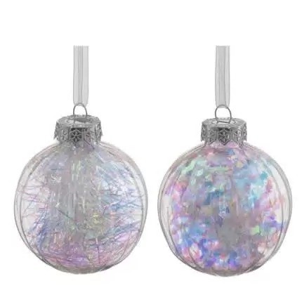 Украшение новогоднее "Шар", 7,5*7,5*7,5см 761702