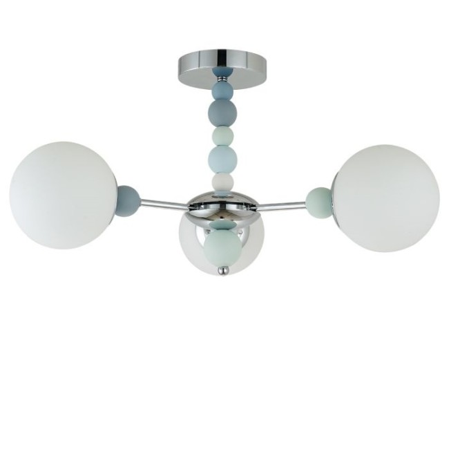 Люстра потолочная 6525/3C MODERNI LN23 102 хром E14 3*40W 220V SUNDAY