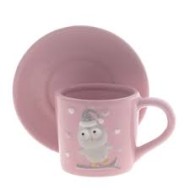 Чашка с блюдцем "Совята", 150мл 751565