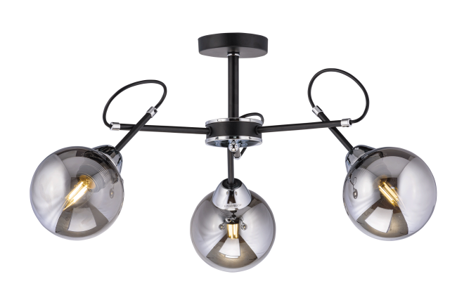 Люстра 40317MD/3 MBK+CH