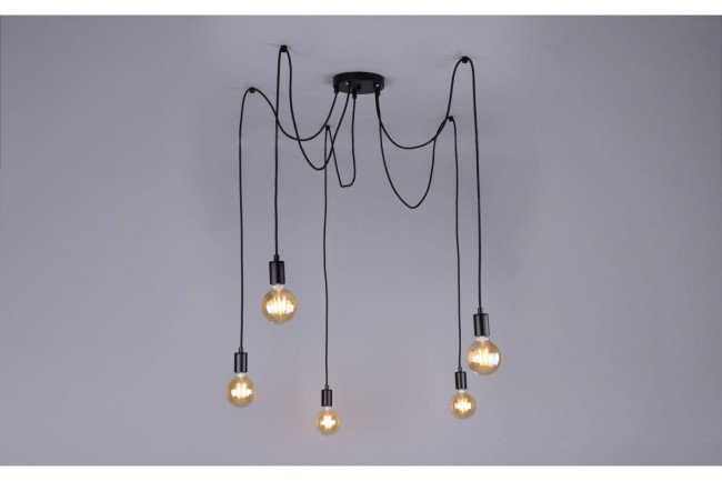 Светильник Тарантул РС20817 BK/5P