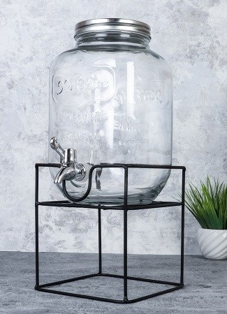 Банка с краном 4 л на подставке / 2000-4000 / Лимонадник 709256