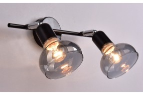 Светильник настенный "Адгезив" РС21852 BK+CR/2C