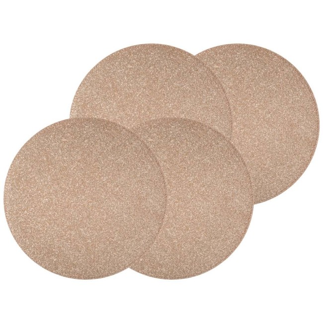 ПОДСТАНОВОЧНАЯ САЛФЕТКА "ФЕЕРИЯ" АРТИ-М 771-355 ПЛАТИНА ДВУХСЛОЙНАЯ Д=33 СМ