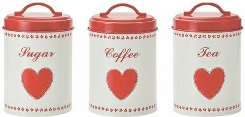 Набор банок DANIELA 0806 BM 3 пр. для хранения сыпучих продуктов