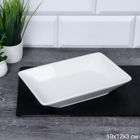 Блюдо прямоугольное 19 см / BD-41 /730963