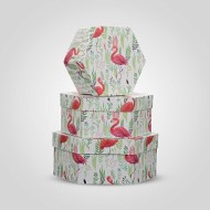 Набор коробок 9910 фламинго