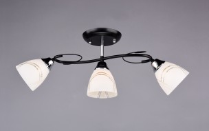 Светильник РС20007 BK+CR/3C