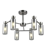 Люстра 74338/6 PEARL BLACK+SAND NICKEL