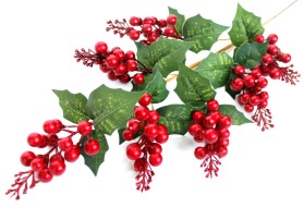 Ветка брусники "Дары Карелии" В10557 7в.Н70см