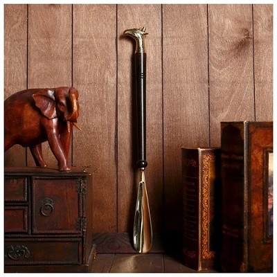 Ложка для обуви "Орел" латунь, дерево 4211346