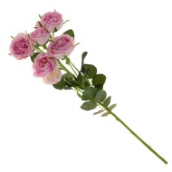 Цветок искусственный "Роза" 419007 L12 W12 H75 см