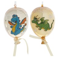 Украшение новогоднее "Шарик" 794244 L7 W7 H11 см