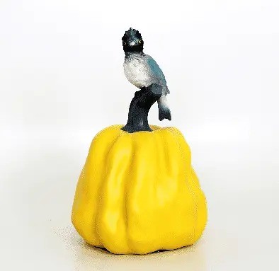 Фигура "Птица на тыкве" , 17*17*30см FB-56285