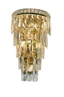 Бра W2785E/4+3A GOLD+CLEAR