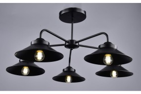 Светильник "Пирамида" РС21097 BK/5C