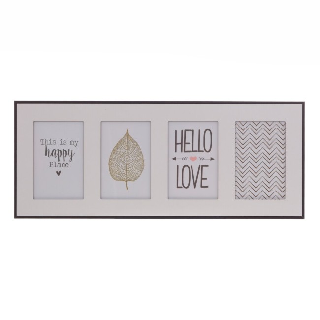 Фоторамка для 4-х фото 772128 L52 W3 H21 см