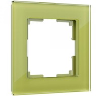 Рамка из стекла на 1 пост Favorit фисташковый WL01-Frame-01