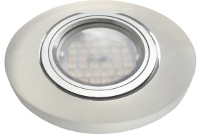 Точечный светильник LD1650 MR16 GU5.3 Стекло Круг подсветка 4K Матовый/Хром SL1650EFF