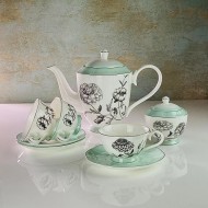 Чайный сервиз 16пр.  LEMONGRAS Костяной фарфор 555-119