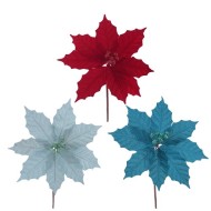 Цветок искусственный "Пуансеттия", L25 W25 H18 см 806292