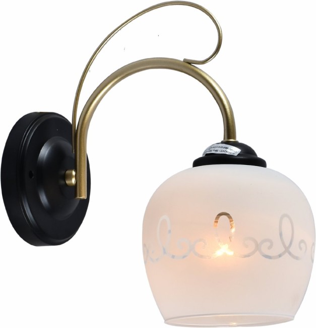 Светильник настенный МС-XA1157B/1 GOLD+BK 01093564