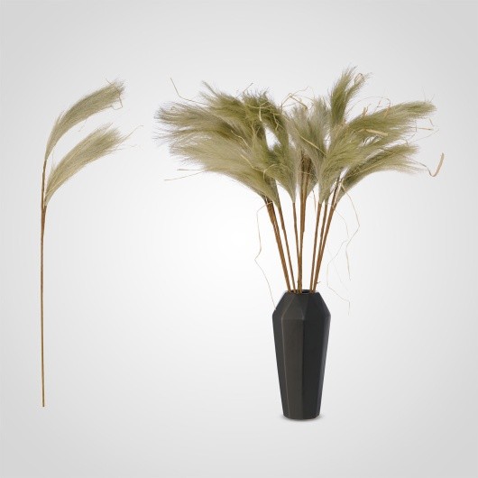 Ковыль Искусственный Оливковый 85 см XF63517зеленая