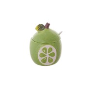 Ёмкость для сыпучих продуктов с ложкой Repast Rich harvest Лайм 10.8*10.5*13 см 63654