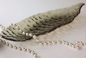 Блюдо 38х12,5х4,5см Стекло 588-581