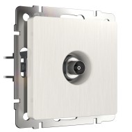 ТВ-розетка оконечная перламутровый рифленый W1183013