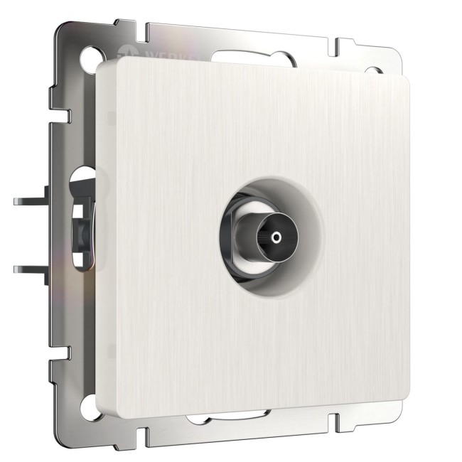 ТВ-розетка оконечная перламутровый рифленый W1183013