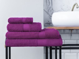 Полотенце Однотонное 70X140 Miranda Soft Фуксия 8680943090089