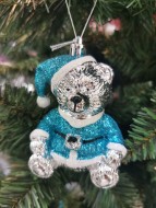 Медведь 7*11,5 см цвет серебро артикул 8250 72669