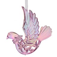 Украшение новогоднее "Птичка", L10,5 W3,5 H10 см 812460