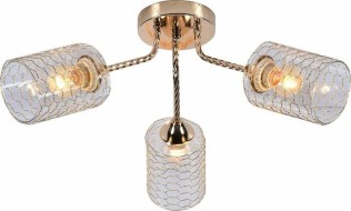 Люстра SVK MDL10185/3 E27*60W Золото Ø550*240