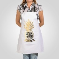Фартук Белый "Золотистый Ананас" 35703-34