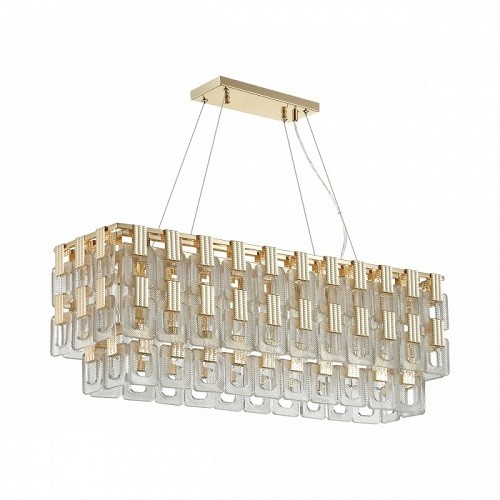 Люстра 4989/10 HALL ODL22 553 золотой/стекло E14 10*40W BUCKLE