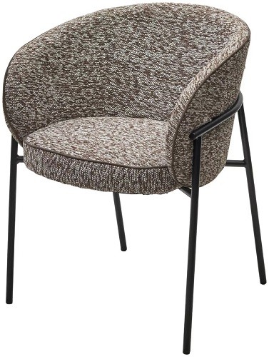 Стул GUST цвет бежевый TOPIC 410 / черный каркас 619M05462