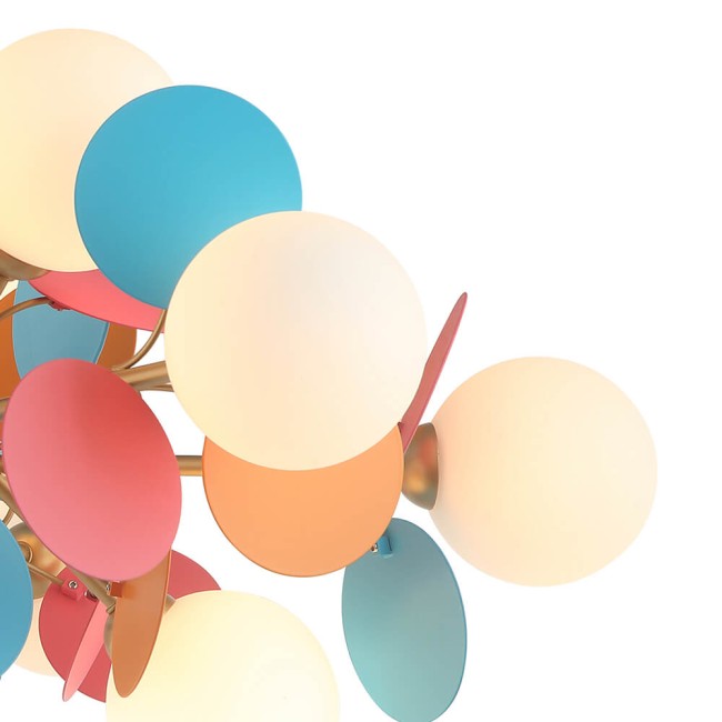 Люстра LH4136/12P-GD-MIX